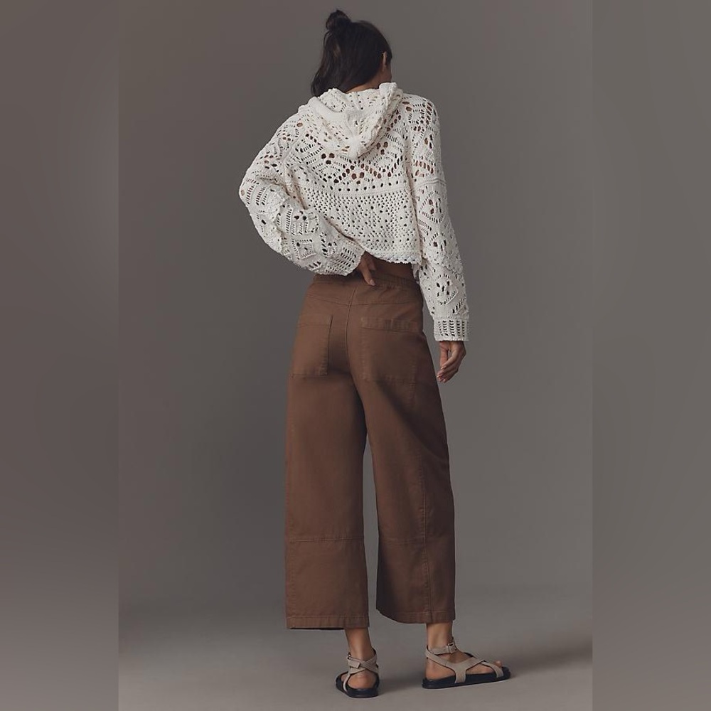 NWT! The Izzie Relaxed Pull-On Barrel Pants Pilcro Anthropologie - Size XXS  🔮 - Picture 2 of 2